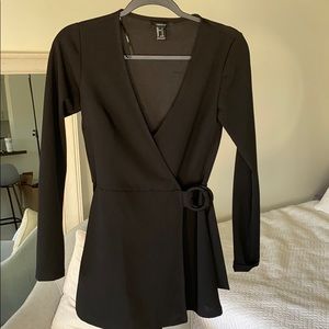 Black Romper! Super flattering!